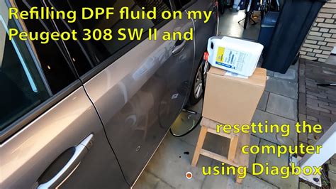All work on this circuit must be carried out only by a PEUGEOT. . Peugeot 308 dpf fluid refill